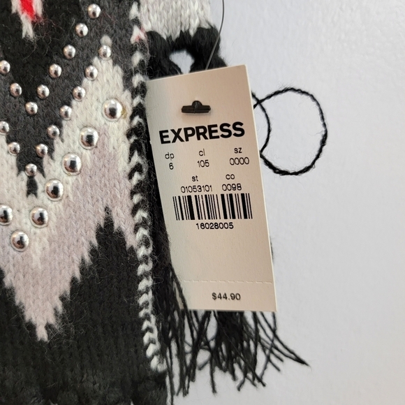 NWT Express Zig Zag Stripe Scarf - Picture 3 of 5